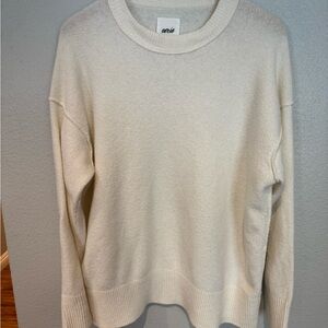 Aerie Soft Cream Knit Sweater
